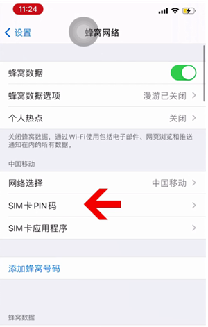 建昌苹果14维修网分享如何给iPhone14的SIM卡设置密码 