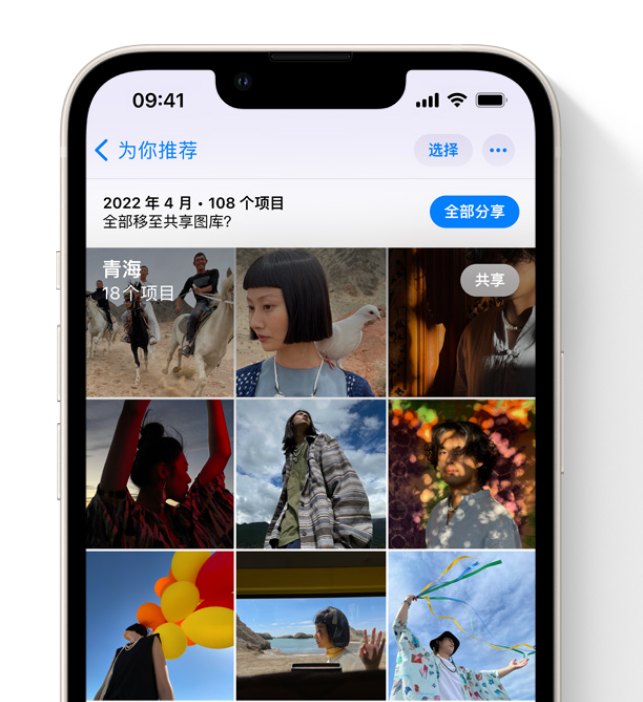 建昌苹果维修网点分享在 iPhone 上使用共享图库 